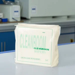 Multi Purpose Cleanroom Cleaning Wipes Low Lint Spunlace Nonwoven Polyester Cleaning Cloths Both Use for Wet and Dry
