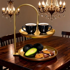 Multi-Purpose Iron Welded Fruit Plate for Living Room, Kitchen, and Bedroom