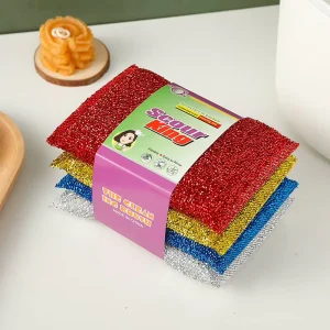 Multi-Purpose Lightweight Reusable Heavy Duty Non-scratch Water Absorption Scouring Pads Dish Sponge for Kitchen