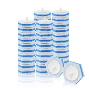 Multi Purpose Wall Mounted Disposable Toilet Brush with Sponge Bathroom Cleaning Brushes Toilet Bowl Cleaner Refills