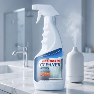 Multi Surface Bathroom Scale Remover Spray Heavy Duty Limescale Cleaner for Glass Faucet Tiles 500ml