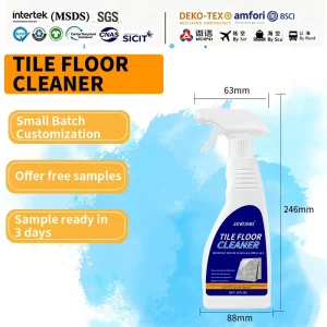 Multi-Surface Tile and Floor Cleaner Grease Stain Remover for Ceramic Porcelain and Stone Floors 500ml