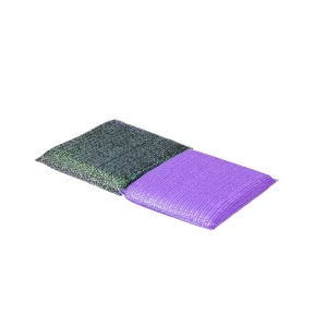 Multi Use Lightweight Kitchen Scrubber Non Scratch Polyester+PET+Polyurethane High Absorption Dishcloth Sponge Scouring Pads