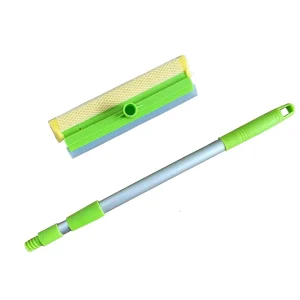 Multi-Use Window Cleaner Tool Window Squeegee with Extension Pole for Outdoor High Window Cleaning Glass Shower Car