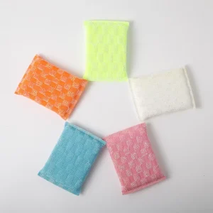 Multi-color Durable Dual Sided Non-Scratch Dish Washing Sponge Kitchen Scouring Pad for Promotional Gifts
