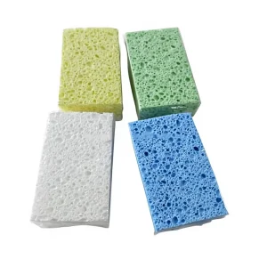 Multi function Cellulose Scrub Sponge Dual Sided Dish Washing Sponge for Kitchen