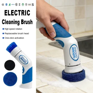 Multi function Durable Waterproof Portable Kitchen & Bathroom Cleaning Brush Handheld Electric for PP Plastic Handle