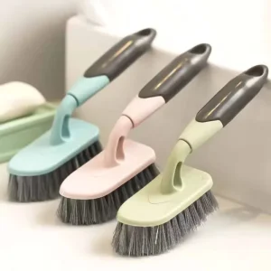 Multi functional 1PC Plastic Long Handled Cleaning Brush Hard Bristles for Household Bathroom Hard Bristles