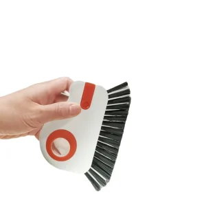 Multi functional Eco Friendly Plastic Cleaning Tool Two in one Cleaning Brush for Groove Window Sill Gap Cleaning Manual Use