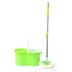 Multi functional Telescopic Aluminum Twist Mop Microfiber Head Folding Wringing Design Lightweight (<2kg) Easy Dry Wet Cleaning