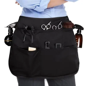 Multi-pocket Polyester Cloth Sleeveless Apron Anti-fouling Modern Minimalist Beauty Makeup Storage for Restaurants & Barista Use