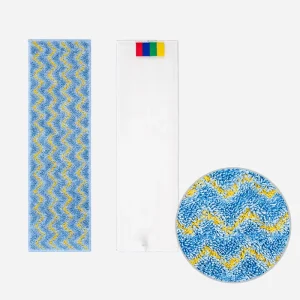 Multi purpose Absorbent Washable Wet Mop Head Replacement Durable Microfiber Flat Mop Pads Refill System
