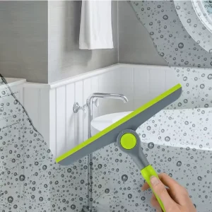 Multi-purpose Durable 360° Rotating Glass Squeegee for Window Car Windshield Shower Cleaning TPR Rubber Window Cleaning Squeegee