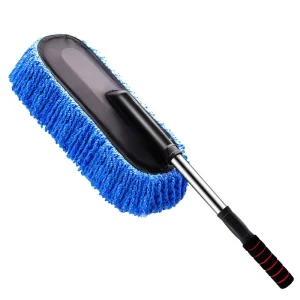 Multi-scene Telescopic Car Cleaning Mop Anti-scratch Chenille Duster for Car Exterior Household Furniture Dust Sweeping