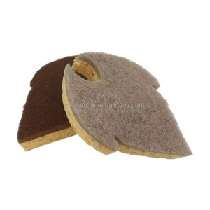 Multicolor Biodegradable Natural Cellulose Wood Pulp Sponge Scouring Pad Dish Washing Household Kitchen Cleaning Scrub Sponges