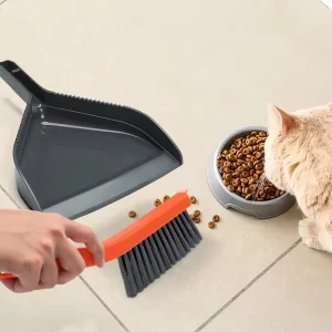 Multifunction Handheld Brush Plastic Mini Broom Dustpan Set for Table Cleaning