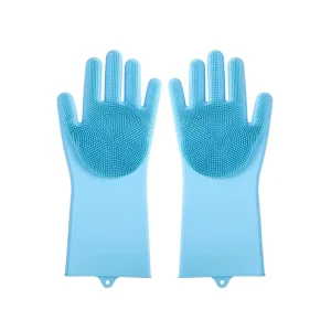 Multifunction Kitchen Cleaning Gloves Household Magic Insulated Non slip Silicone Dishwashing Gloves for Household Washing