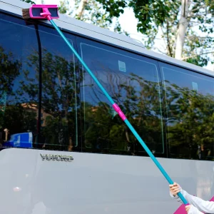 Multifunction Truck Bristle Wash Brush Heavy Duty Clean Mop Long Handle Large Head Auto Detailing for Bus Truck Commercial RV