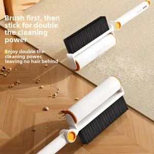 Multifunctional 3 in 1 Tearable Lint Roller & Pet Hair Removal Brush for Home Use Bed Clothing