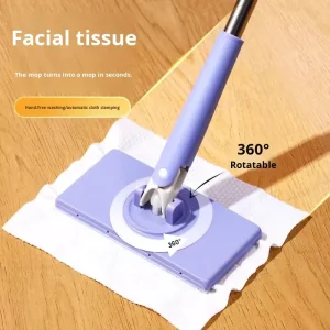 Multifunctional Automatic Cloth Mops Small Household Bathroom Cleaner Chenille Desk Wet Wipes Handheld Sustainable High
