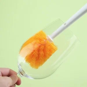 Multifunctional Baby Bottle Cleaner Brush Set Straw Nipple Water Bottle Cap Brush Detachable Silicone Bottle Brush