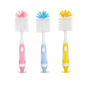 Multifunctional Baby Bottle Cleaning Brush Detachable Sturdy Bristles Cup Brush Cleaner Set for Baby Milk Bottle