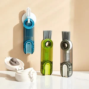 Multifunctional Bottle Cleaning Tools 3 in 1 Cup Lid Gap Cleaning Tools Bottle Cleaner Brush