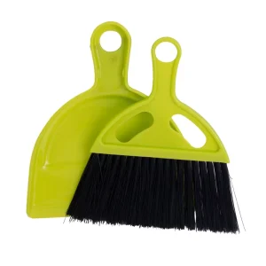 Multifunctional Cleaning Tool Portable Plastic Brush and Dustpan Combo Mini Broom Brush Dust Pan