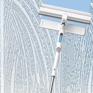 Multifunctional Double Sided Window Cleaner Spray Brush Long Handle Multi Purpose Handheld Squeegee for Effective Window Wiping