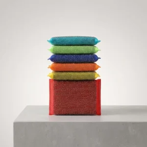 Multifunctional Dual Side Kitchen Cleaning Sponge & Scouring Pads