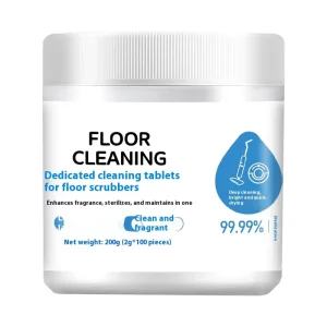 Multifunctional Floor Scrubber Cleaning Tablets for Tile Board Stain Removal Brightening Powerful Dirt Removal Descaling