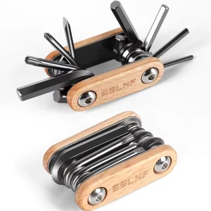 Multifunctional Home Repair Kit Household Cleaning Tools Accessories Including Foldable Hex Wrench for Bicycle Repair