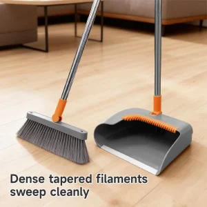 Multifunctional Magic Broom Home Essential Long Handle Broom and Dustpan Set for Indoor Outdoor