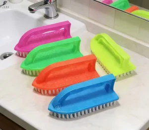 Multifunctional PP Material Eco Friendly Laundry Brush Short Bristle Plastic Handle for Shoes Cleaning