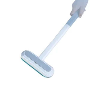 Multifunctional Plastic Pet Hair Remover Brush Dog Cat Fur Scraper Sticky Lint Roller for Carpet Bed Furniture Wet Dry Use Easy