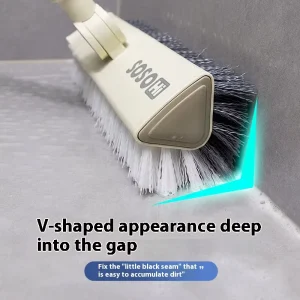 Multifunctional Rotatable Floor Scrub Brush Deep Floor Gap Washing Upgraded Household Floor Scrub Clean Brush