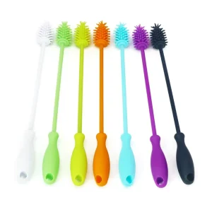 Multifunctional Silicone Cup Brush Glass Bottle Cleaner Brush