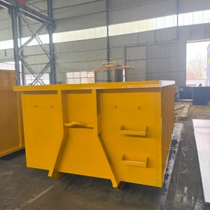 Multiple Sizes Available Outdoor Hook Lift Bin for Junk Cleanup Hook Lift Container Factory Manufacturing Roll off Bin