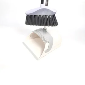 Multipurpose Broom And Dustpan Set With Upright Design For Easy Cleaning And Convenient Storage In Small Spaces