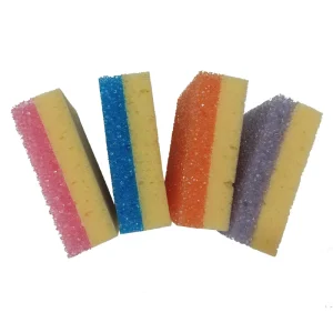 Multipurpose Dish Sponge Scouring Pads Temperature Controlled Scratch Free for Dish Washing