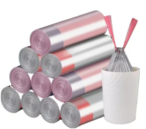Multipurpose Drawstring Bags Plastic HDPE Trash Can Liner Trash Bags on Roll
