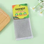 Multipurpose Kitchen Cleaning Sponge Cloth with Metal Wire PP Material 2 Sizes 25x25cm for Dish Washing