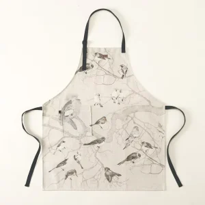 NO MOQ Custom Printed Sleeveless Reusable Washable Anti greasy Kitchen Cleaning Bib Apron Cotton Adjustable Waist