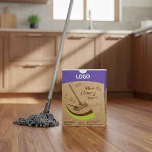 Nano Super Concentrated Safe Formula Disposable Eco Friendly Solid Lemon Fragrance ISO Certified Household Floor Cleaning Sheet