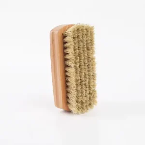 Natural Beech Wood Handle Bristle Cleaning Brush Shoe Hats Clothes Suits Brushes Custom Logo