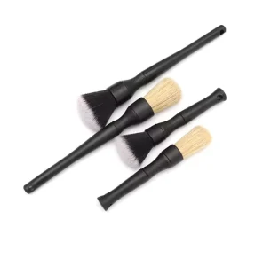 Natural Boar Bristles Detailing Brush Ultra Soft Car Cleaning Brush