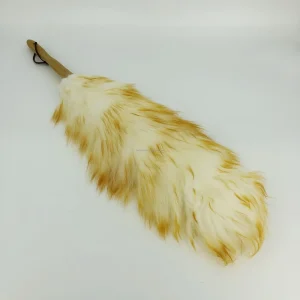 Natural Cleaning Tools Lambs Wool Lambswool Duster with Wood Handle