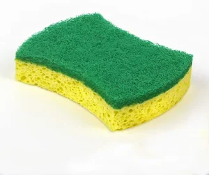 Natural Scouring Pad Dual Sided Super Absorbent Cellulose Sponge Kitchen Scrubbing Sponges