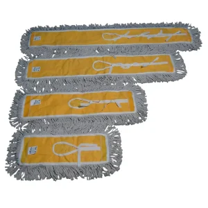 Natural White Yarn Dust Mop Cover 4 Sizes Available Large Area Dust Push Refill for Home Commercial Cleaning