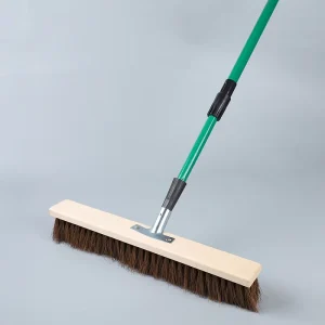 Natural Wooden Garden Hard Broom Floor Broom Brush Long Handle Cleaning Brush House Cleaning Tool